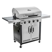 Char-Broil Advantage 445S 4 Burner Gas BBQ Grill - Stainless Steel