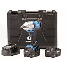 Draper D20 20V Brushless 1/2" Mid-Torque Impact Wrench (400Nm) with 2x 3Ah Batteries And Charger