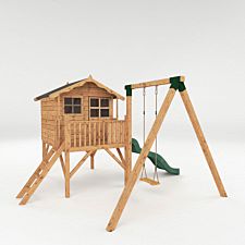 Mercia Poppy Playhouse with Tower and Activity Set