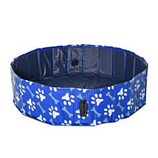 PawHut Large Foldable Pet Swimming Pool - Blue