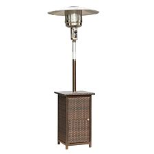 Outsunny Rattan 12kw Gas Patio Heater