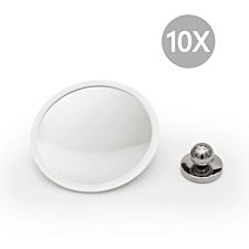 Bosign Air Mirror Plus Large Detachable Make-up Mirror Mag 10X In White Dia 16.5Cm