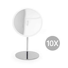 Bosign Air Mirror Table Stand With Detachable Make-up Mirror Mag 10X In White Dia16.5Cm