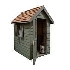 Forest Garden Forest Retreat Shed 6' x 4' - Painted Moss Green