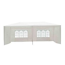Outsunny 6M X 3M Garden Gazebo Marquee Canopy Party Tent Canopy Patio White