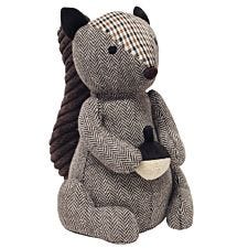 Paoletti Squirrel Doorstop Polyester Sand Brown