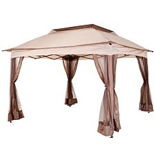 Outsunny Garden Folding Tent Heavy Duty Pop Up Gazebo Outdoor Bbq Party Marquee