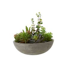 Interiors By PH Mixed Succulent Stone Effect Pot Large