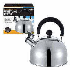 Milestone Camping 2L Stainless Steel Whistling Stove Kettle