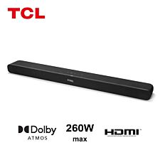 TCL TS8111 Bluetooth 2.1 Soundbar with Built-in Subwoofer - Black