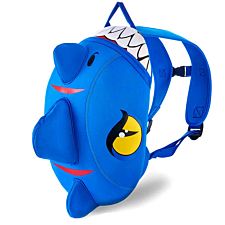 Crazy Safety Dragon Children Backpack - Blue