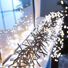 The Winter Workshop - Cluster Lights - 720 LEDs - Warm White/Cool White Mix