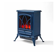 Warmlite 2KW Stirling Stove Fire - Midnight Blue