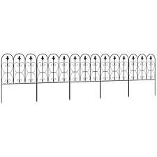 Outsunny 5pc Garden Fencing Panels/Edging Animal Barrier
