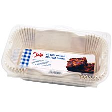 Tala Siliconised 2lb Loaf Liners - Set of 40
