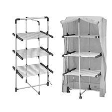 Black & Decker Heated Airer and Accessories (Cover and Wheels) Bundle