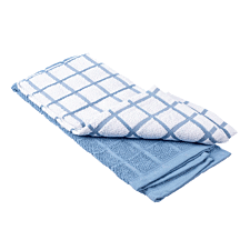 Le Chateau Terry Tea Towel Pair - Blue