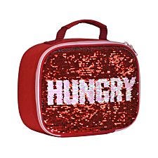 My Little Lunch Sequin Lunch Bag - Hungry/Full