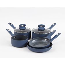 Cermalon Matt Blue 5 Pc. Cookware Set