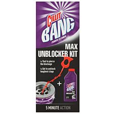 Cillit Bang Max Unblocker Drain Cleaning Kit