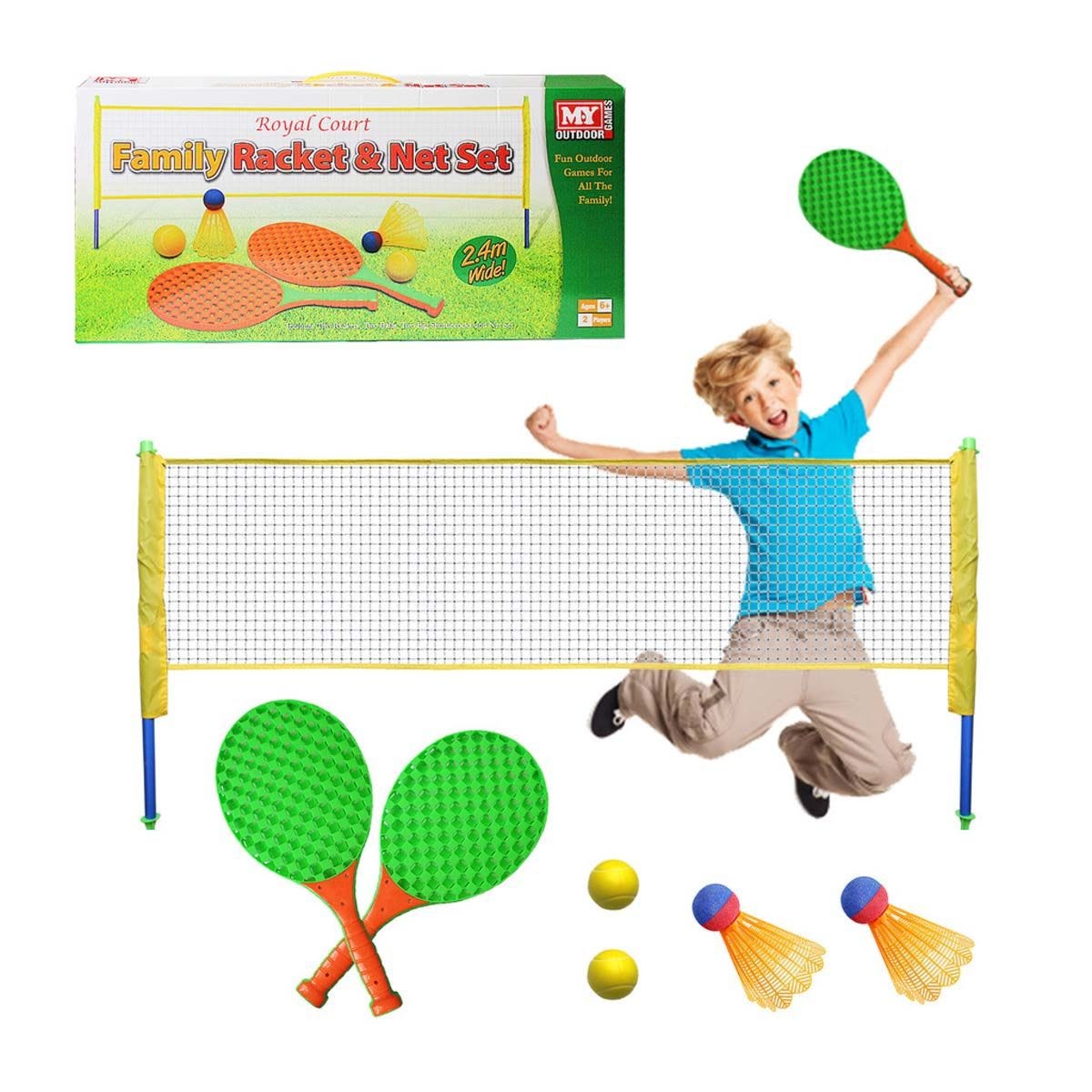 Dolls House Brown Tennis Racket & Ball Miniature Sport Games Accessory Set 