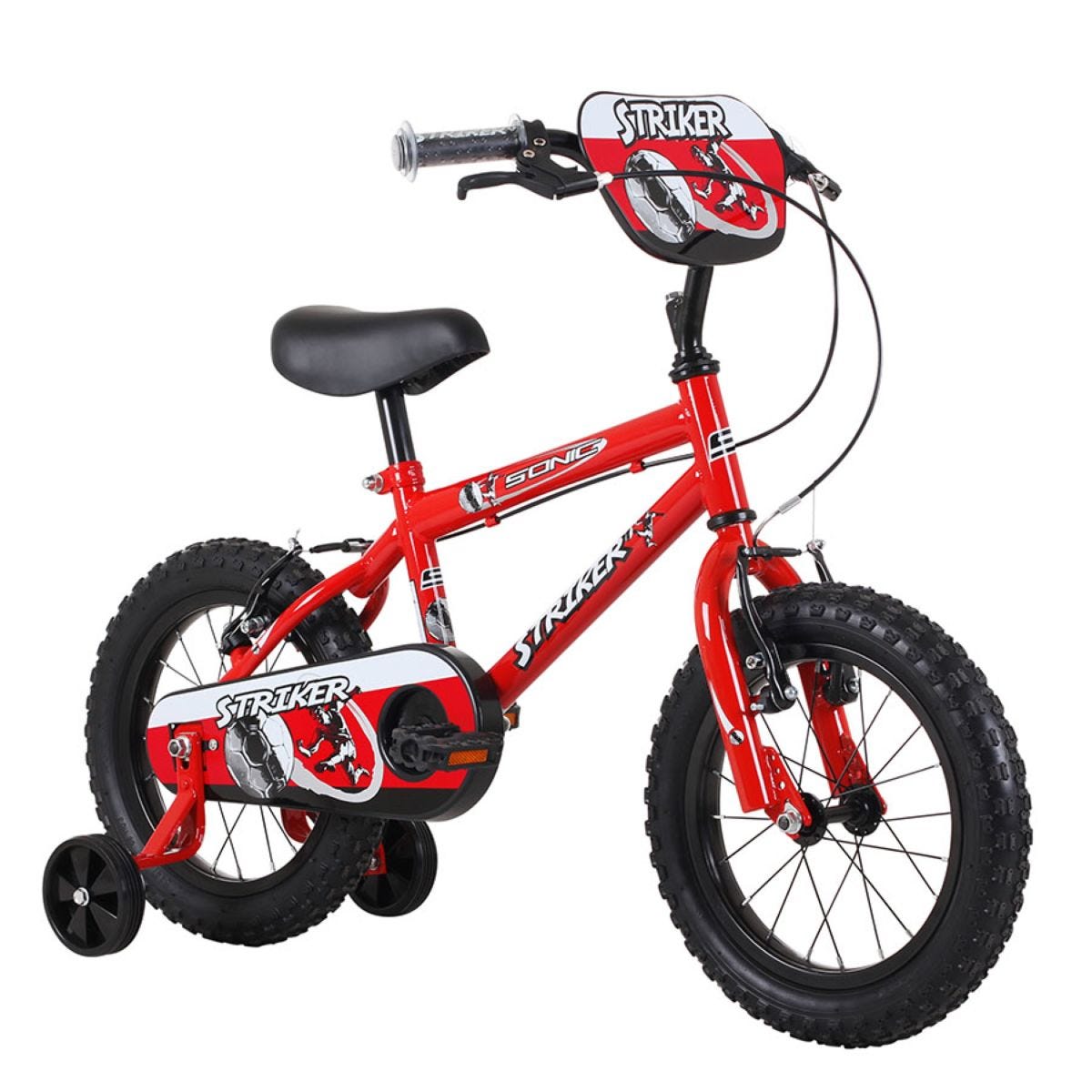 SONIC Boy Rocket Bike Red/Black Size 14 