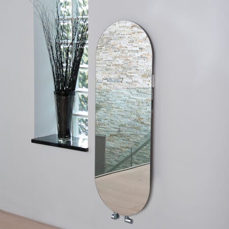 Vetro Soap 1380 x 500 mm Glass Radiator 1651B - Mirror